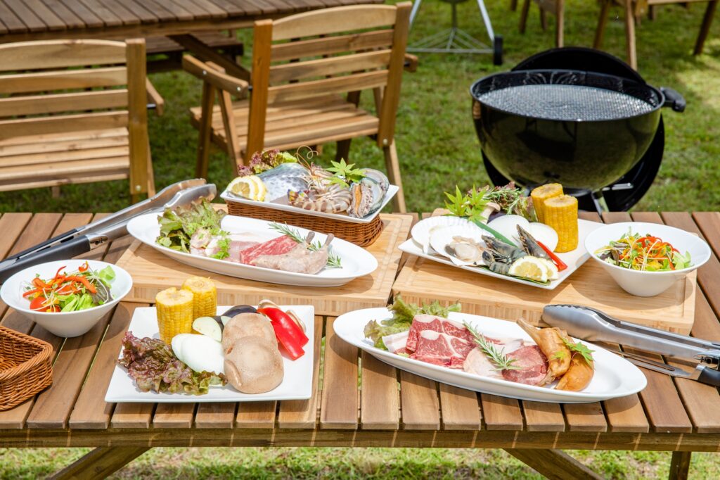 BBQを満喫