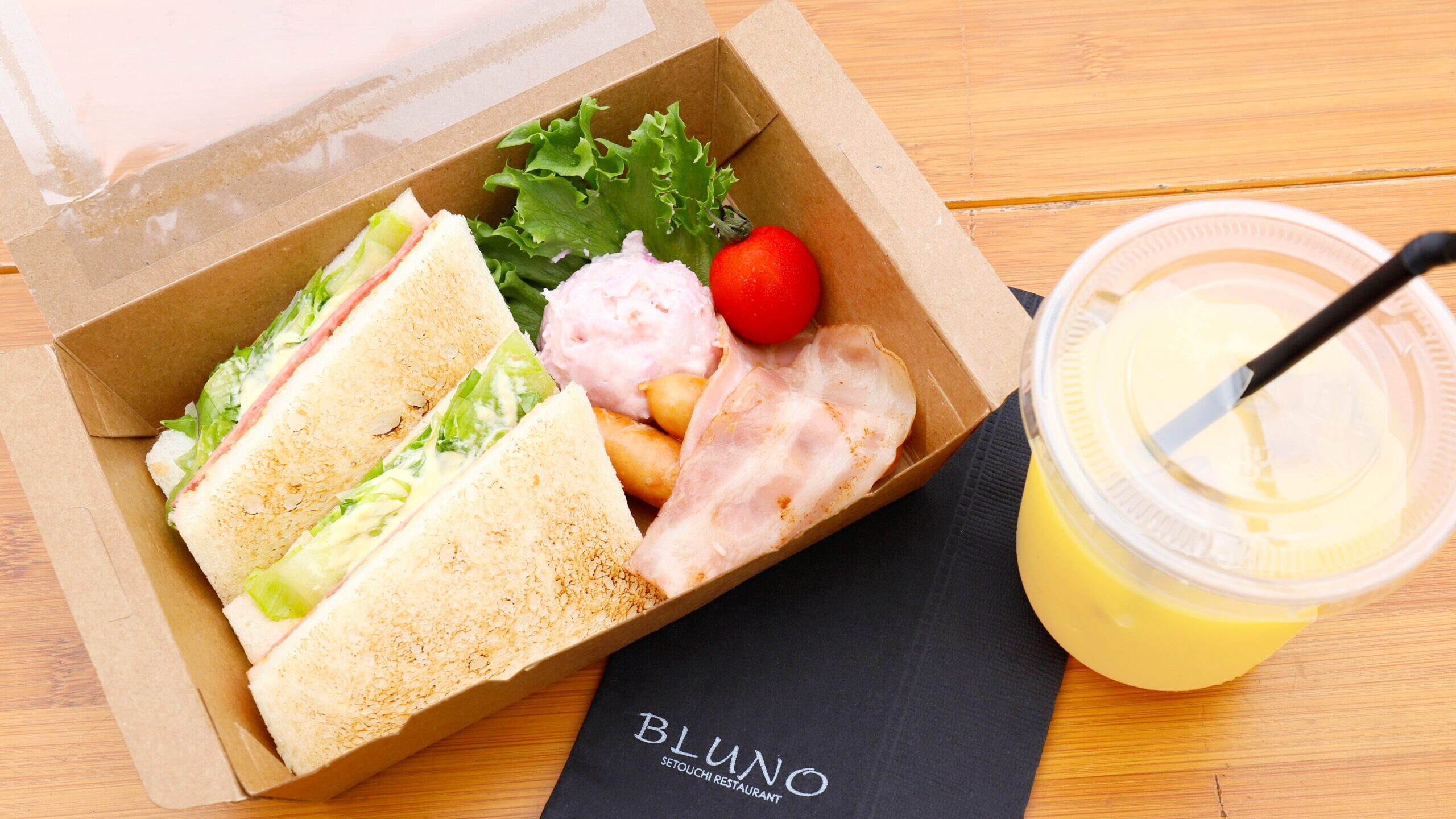 朝食：ホットサンド｜【年末年始限定】グランピング 雅会席プラン｜ロータステント1泊2食付き