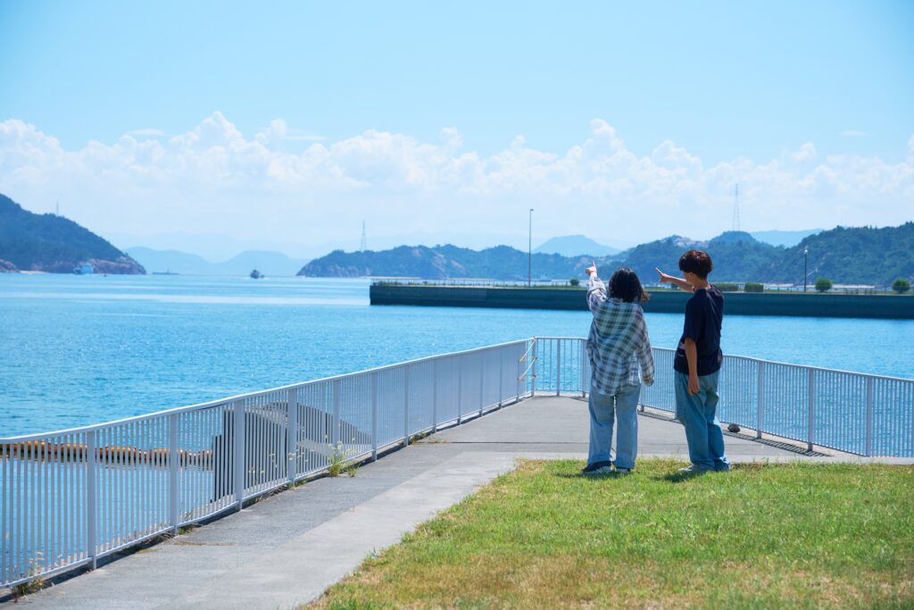 宇野港を散策
