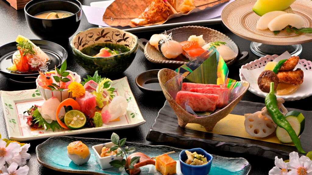 海廊会席・雅-MIYABI－忘新年会プラン｜瀬戸内・岡山の旬会席料理と温泉を楽しむ冬のひととき＜個室・温泉付き＞