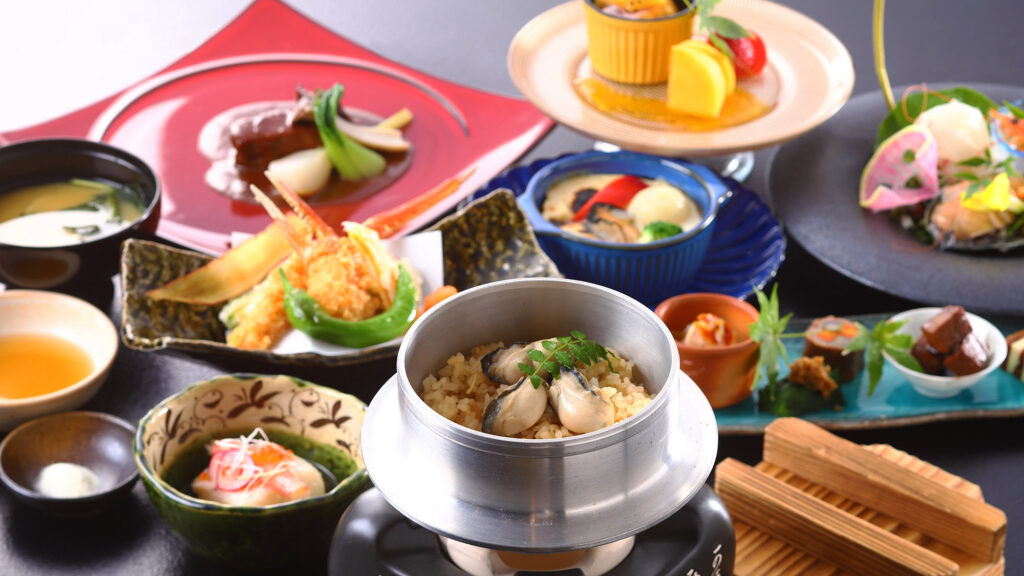 海廊会席・極-KIWAMI－忘新年会プラン｜瀬戸内・岡山の旬会席料理と温泉を楽しむ冬のひととき＜個室・温泉付き＞