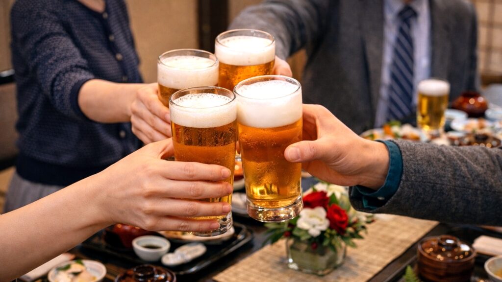 団体宴会で楽しむ海廊の飲み放題イメージ
